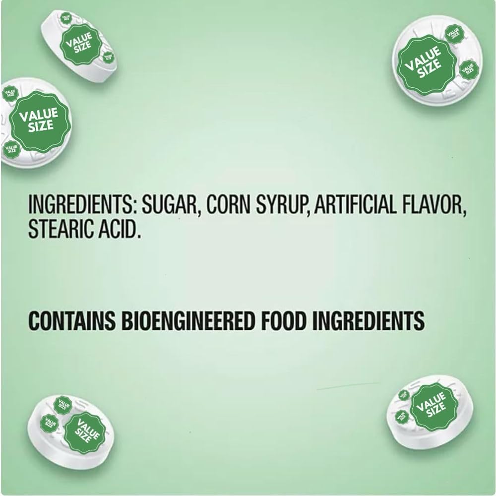 LifeSave Wint O Green Individually Wrapped Mints Hard Candy, 3.5 lbs Bag w/A Storage Bag