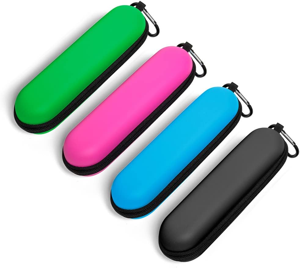 Nincha EVA Electric Toothbrush Case - Durable Hard Shell Travel Case with Mesh Pocket - Fits Most Powered Toothbrush Products (Black)