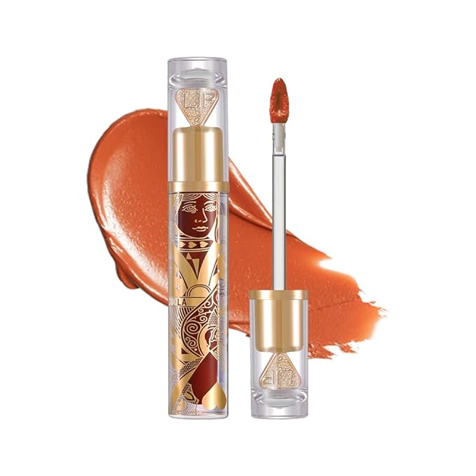 Matte Velvet Lip Stain, Long-Lasting Lip Tint, Waterproof Non-Sticky Lip Color, Transfer-Proof Smudge-Proof Lip Stain, Cloud-Like Soft Blurring Texture with Misty Velvet Finish, Autumn Maple-87A