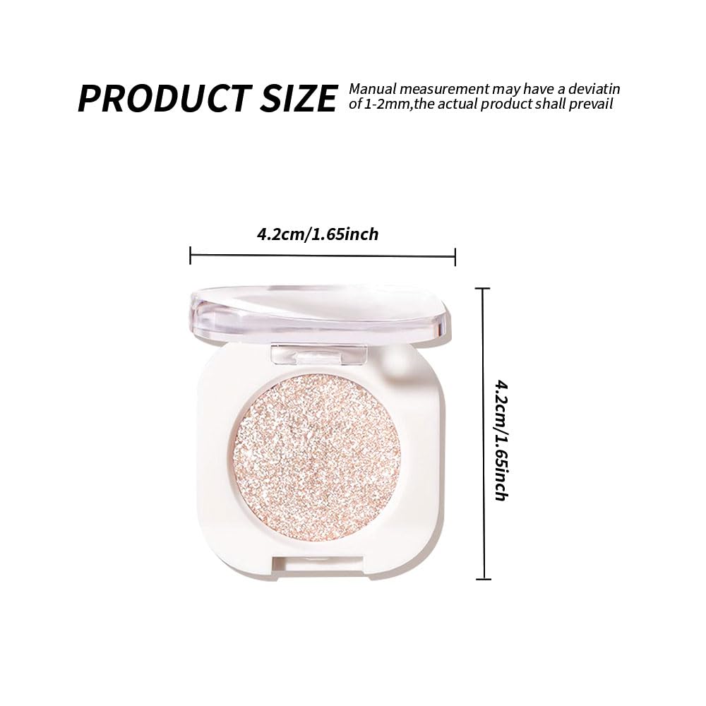 Pearlescent mini Eyeshadow Highly Pigmented Blend Matte & Shimmer EyeShadow,Cream Moisturizing Waterproof&Long Lasting Eye Makeup Natural Luminous Makeup Look (B11, 1 Count (Pack of 1))