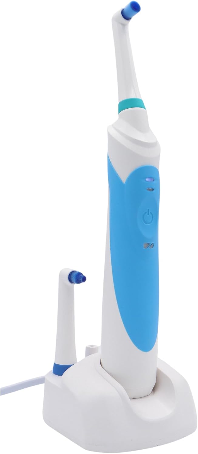 ROTADENT PROCARE Professional Rotary Toothbrush with Dock Charger, 2 Brush Heads Included and 1 Year Warranty