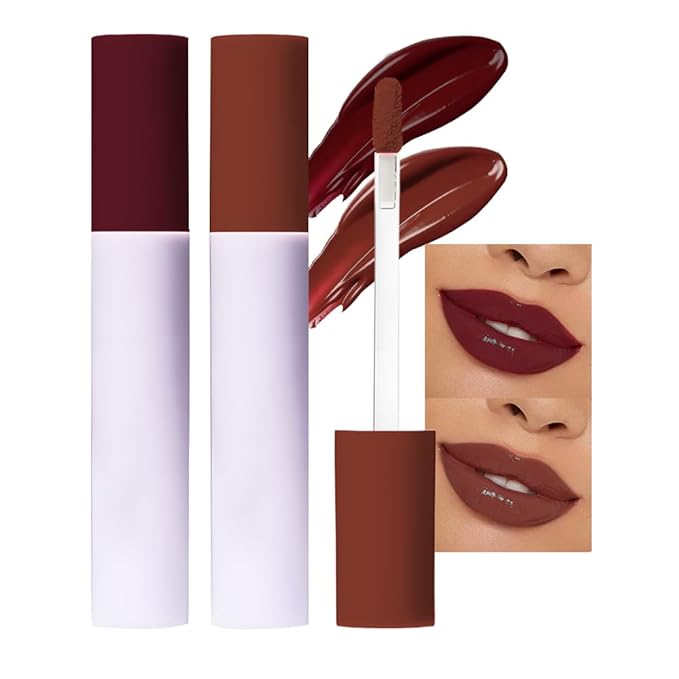 Nourishing High-Shine Lip Gloss Set,Hydrating & Moisturizing Lip Tint, Non-Sticky, Long-Lasting Glossy Lip Stain,Softens & Plumps Lips for Smooth,Gentle Formula for Dry Lips,04+06