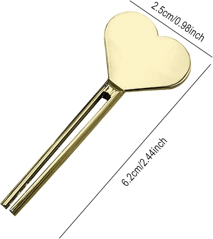 2Pcs Gold Toothpaste Tube Key, Stainless Steel Toothpaste Roller Tube Wringer, Tube Key Tooth Paste Squeezer, Metal Tube Squeezer Key Suitable for Save Toothpaste, Creams, Paint, Cosmetic, Hair Dye