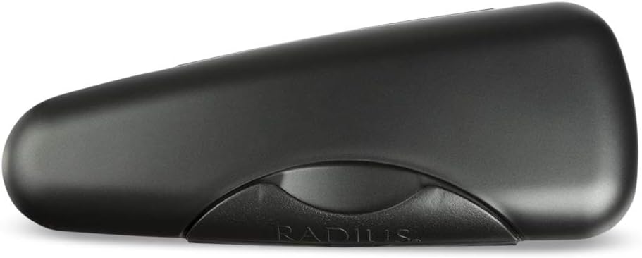 RADIUS Toothbrush Portable Travel Case Kit Standard Toothbrush Soap Razor Case Storage Box for Travel BPA Free 3 Count - Caviar Pearl