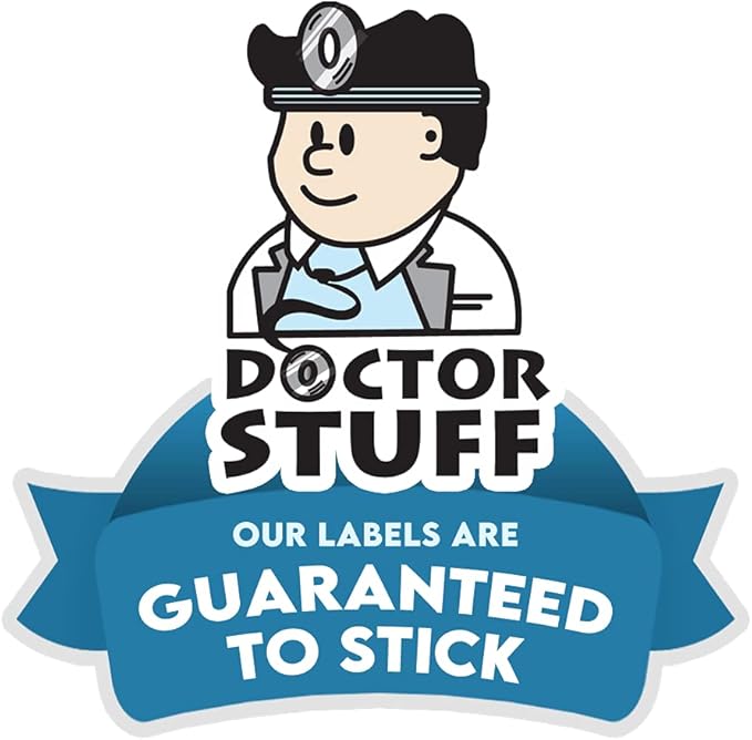 2023 Year Stickers, Doctor Stuff 2023 Chart Stickers, Orange/Black Coded, Barkley FYBAM Style, USA Made Year Labels for End Tab File Folders, 500/Roll, 1 Roll, 3/4" x 1-1/2"