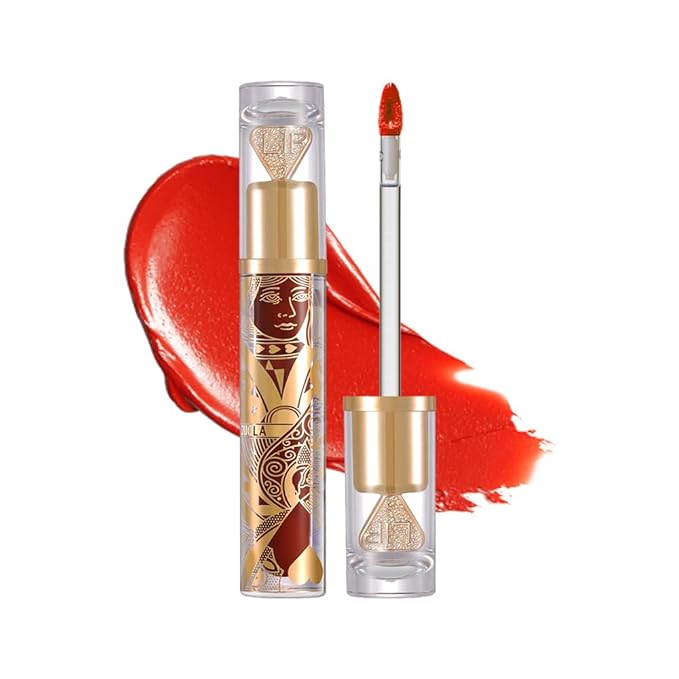 Matte Velvet Lip Stain, Lightweight Long-Lasting Lip Tint, Waterproof Non-Sticky Lip Color, Transfer-Proof Smudge-Proof Lip Stain, Cloud-Like Soft Blurring Texture with Misty Velvet Finish, Orange79A