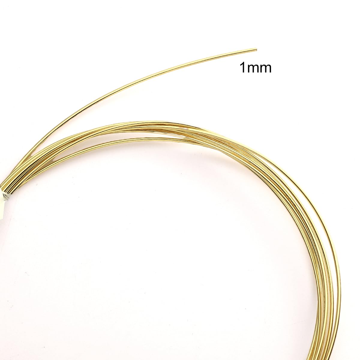 14K Gold Plated Wire 1.0mm 2 Meters Bead Cord for Bracelet Necklace Charm Beading Jewelry Making Findings