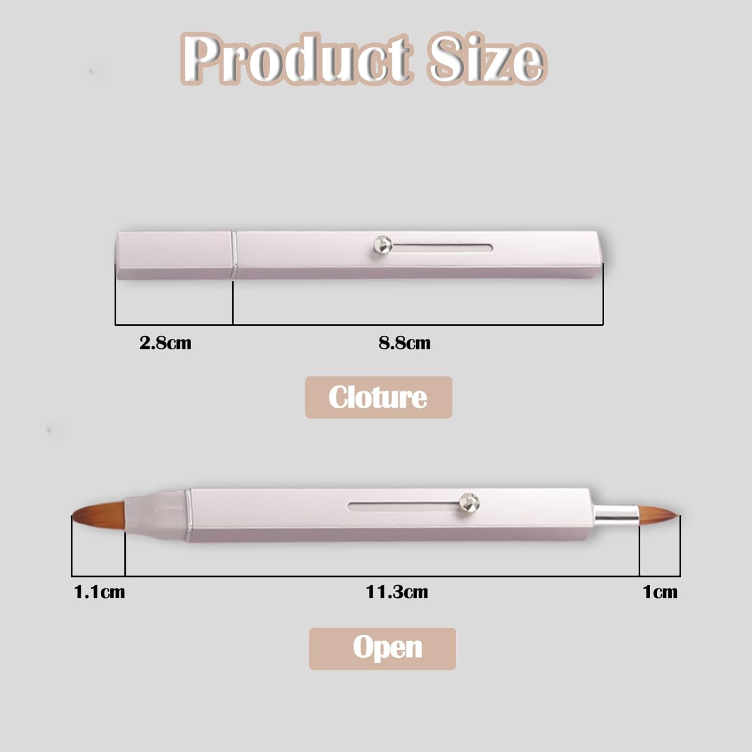 3 Pack Lip Brush for Lipstick Makeup Brushes Double-Ended Retractable Lip Brush with Cap Dustproof for Lipstick Gloss Creams Portable with Cap(Black + Gold + Silver)