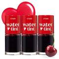 ETUDE Dear Darling Water Tint Cherry Ade 3 SET (9g*3) | Vivid Color Lip Stain with Moisturizing Weightless & Non-sticky Finish Lip Stain | Smudge-proof & Lightweight | Korean Makeup, Perfect for Gift