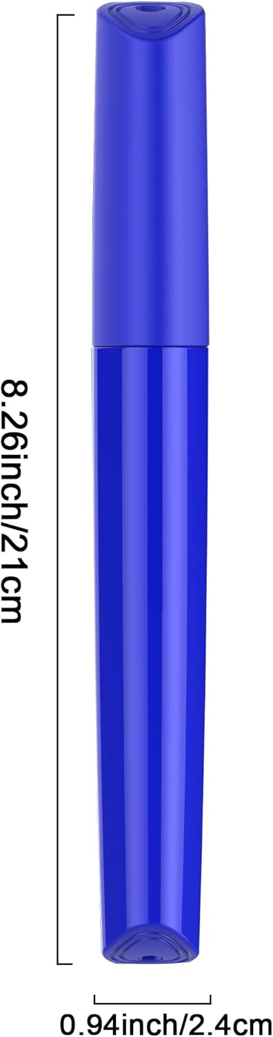 Travel Toothbrush Case, Portable Toothbrush Cover Container Storage Container, Breathable Design with Air Hole More Tube for Travel Hiking Camping and Business Trip (Deep Blue)