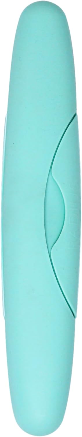 RADIUS Travel Case Value Pack, 3 Count (Toothbrush, Razor, Soap), BPA-Free Recycled Plastic, Portable for Bathroom, School, Home, Camping - Mint Green