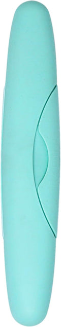 RADIUS Toothbrush Travel Case for Standard Brush, BPA-Free Recycled Plastic, Portable for Bathroom, School, Home, Camping - Mint (FITS ALL CONVENTIONAL TOOTHBRUSH SOURCE TOOTHBRUSH)