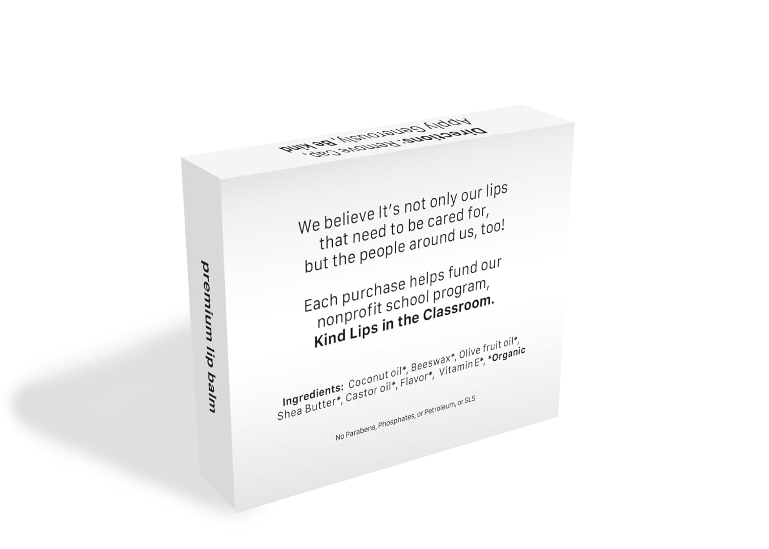 Kind Lips Organic Variety 5-Pack Lip Balm – Unscented, Sweet Mint, Wild Cherry, Vanilla Lemon & Strawberry – Natural, Gluten Free, Grain Free – Made in USA – Moisturizing Chap stick