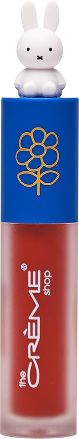 The Crème Shop Miffy Lip Stain, Glossy Finish, Long Wear, Formulated with Jojoba Oil, Sunflower Oil to hydrate, soothe, and moisturize lips, Korean formula - Available in 5 Shades (Fabulous Fig)