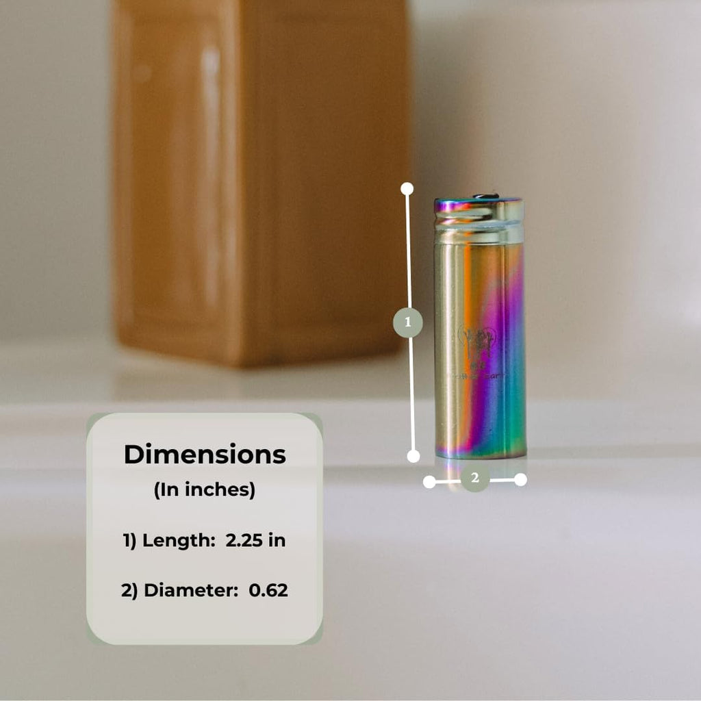 Vegan Biodegradable Bamboo Charcoal Dental Floss with Refillable Stainless Steel Rainbow Container | Extra Floss Refill | Natural Candelilla Wax | 30M x2 | Peppermint | Eco Zero Waste Oral Care