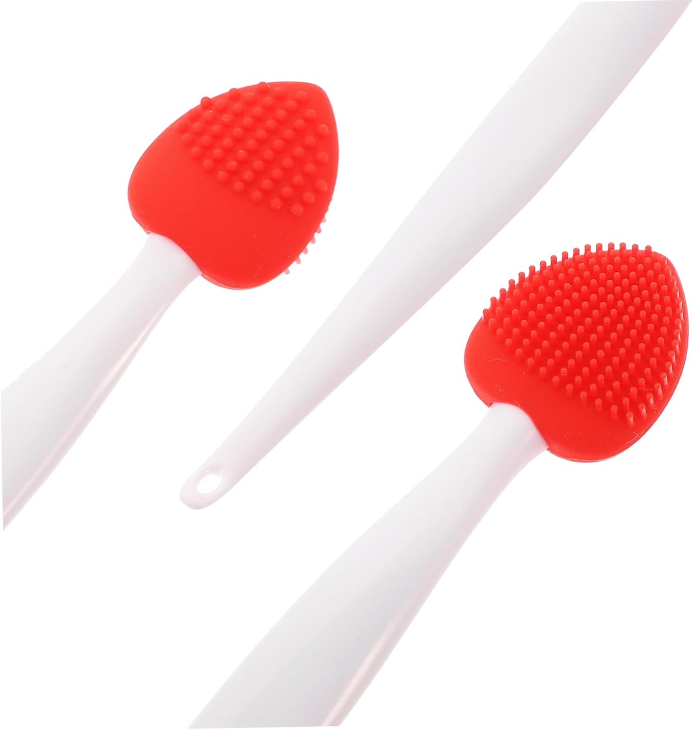 6Pcs Lip Exfoliating Nose Scrub Brush Soft Skin Friendly Facial Cleansing Tools for Daily Use Travel Salon Parties Comfortable Handle for Gentle Cleaning