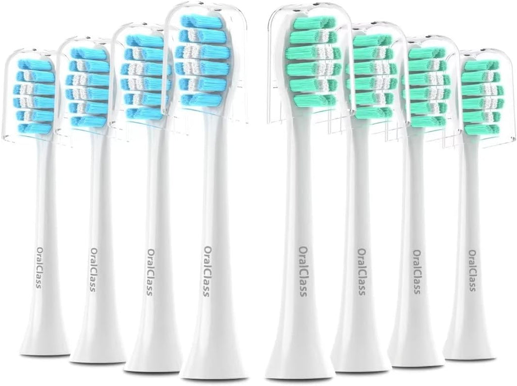 Replacement Toothbrush Heads for Philips Sonicare Click-on Handles, Medium Soft Electric Brush Heads Refills, 8 Pack