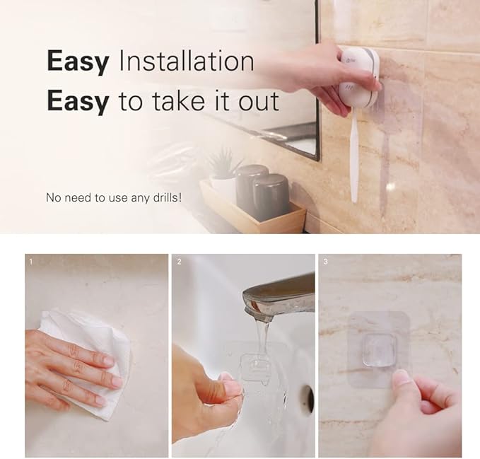 TS22 Portable Heat Drying Toothbrush Case, Built-in Fan, Rechargeable container, Perfect for Traveling & Home, Waterproof, Wall Mount without drilling, Suitable for any toothbrush