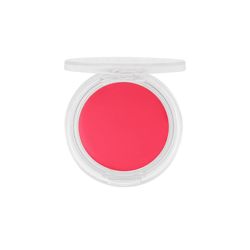 Milani Blush Makeup – Cheek Kiss Cream Blush for Cheeks, Buildable Cream-to-Gel Blusher & Lip Tint, Dewy Natural Color, Hydrating - Coral Crush