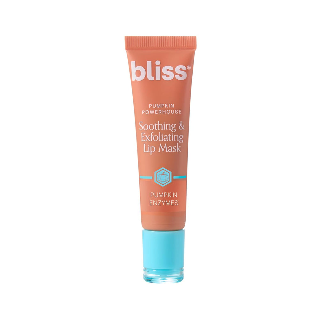 Bliss Pumpkin Powerhouse Exfoliating & Soothing Lip Mask | Hydrating Overnight Lip Balm Mask for Dry Lips