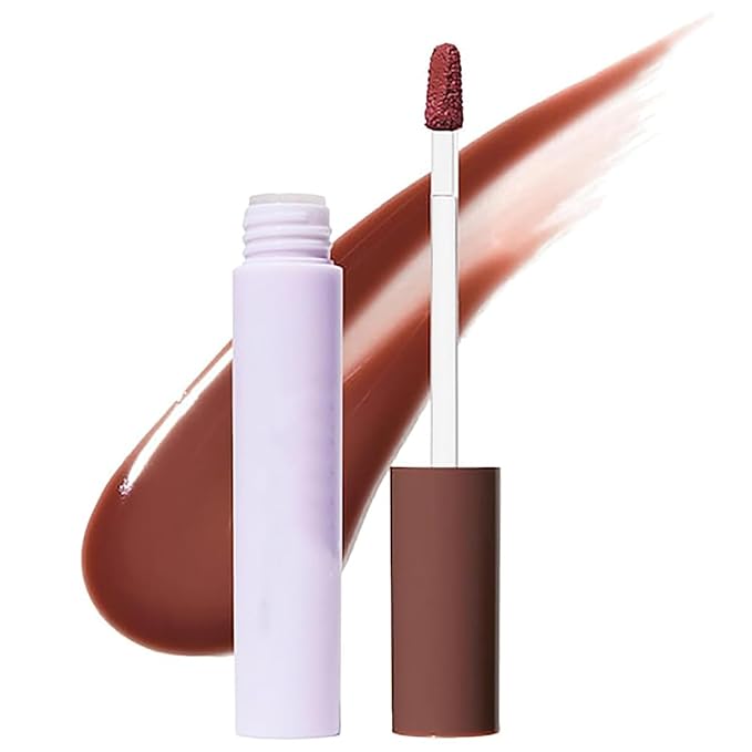 Lips Staining Lip Oil, Lips Staining Long-Lasting Waterproof Moisturizing Lip Oil, Dynamic Finish that Goes on Glossy and Leaves a Stain, Non-Sticky Lip Glow Makeup (Tamarind)