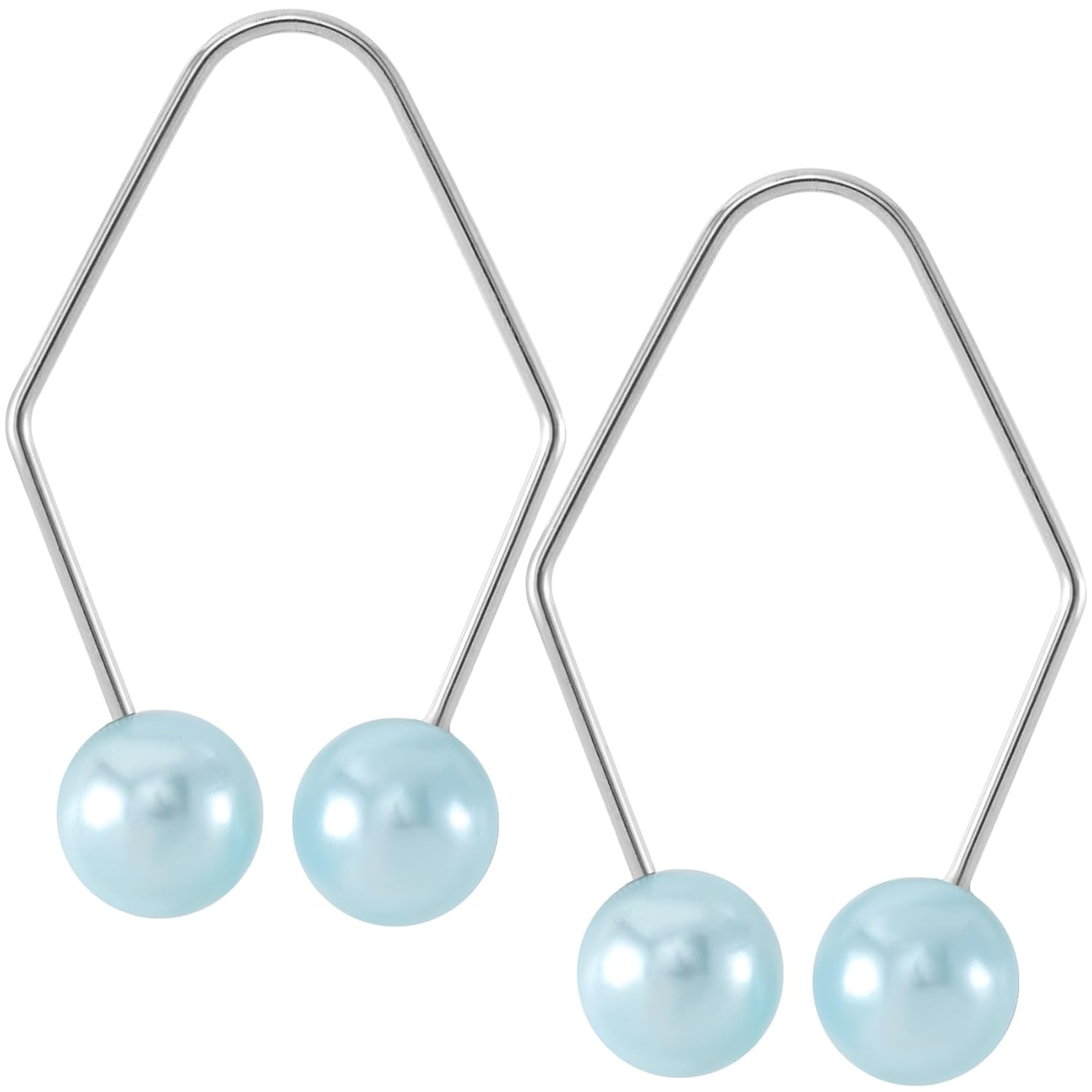 2pcs Natural Dimple Maker for Cheeks, Blue Facial Muscle Dimple Trainer Shaper Exerciser Tools for Beautiful Smile