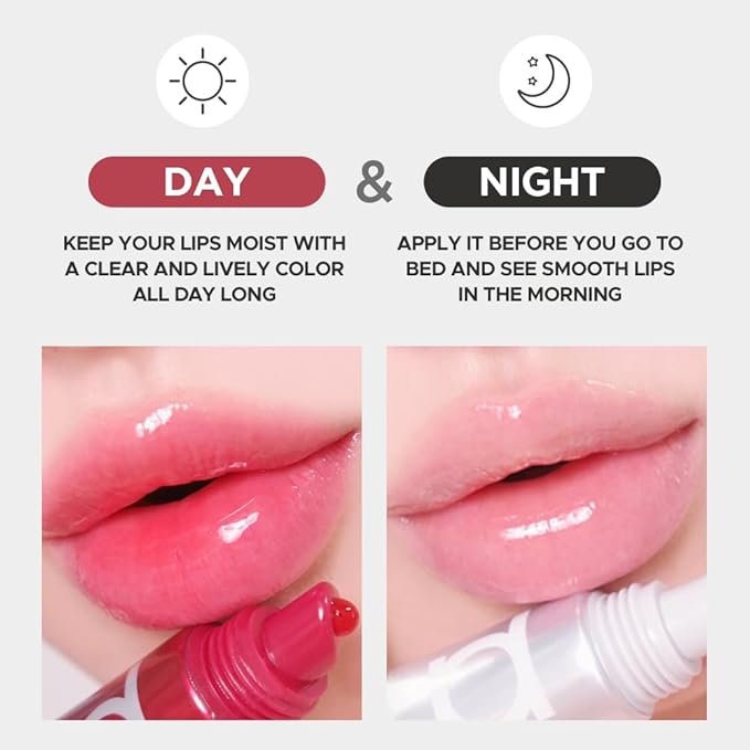 PRIMERA Lip Retinol Serum Tube #Bare | Tinted Hydrating Lip Oil & Gloss, Korean Lip Stain made with Collagen, Long-lasting Plumping & Moisturizing Lip Care Serum (0.24 oz / 7g)