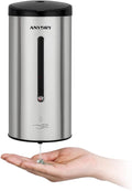 Professional 750ml Automatic Wall-Mounted Soap Dispenser with Anti-Corrosion Coating (Brushed Stainless Steel)