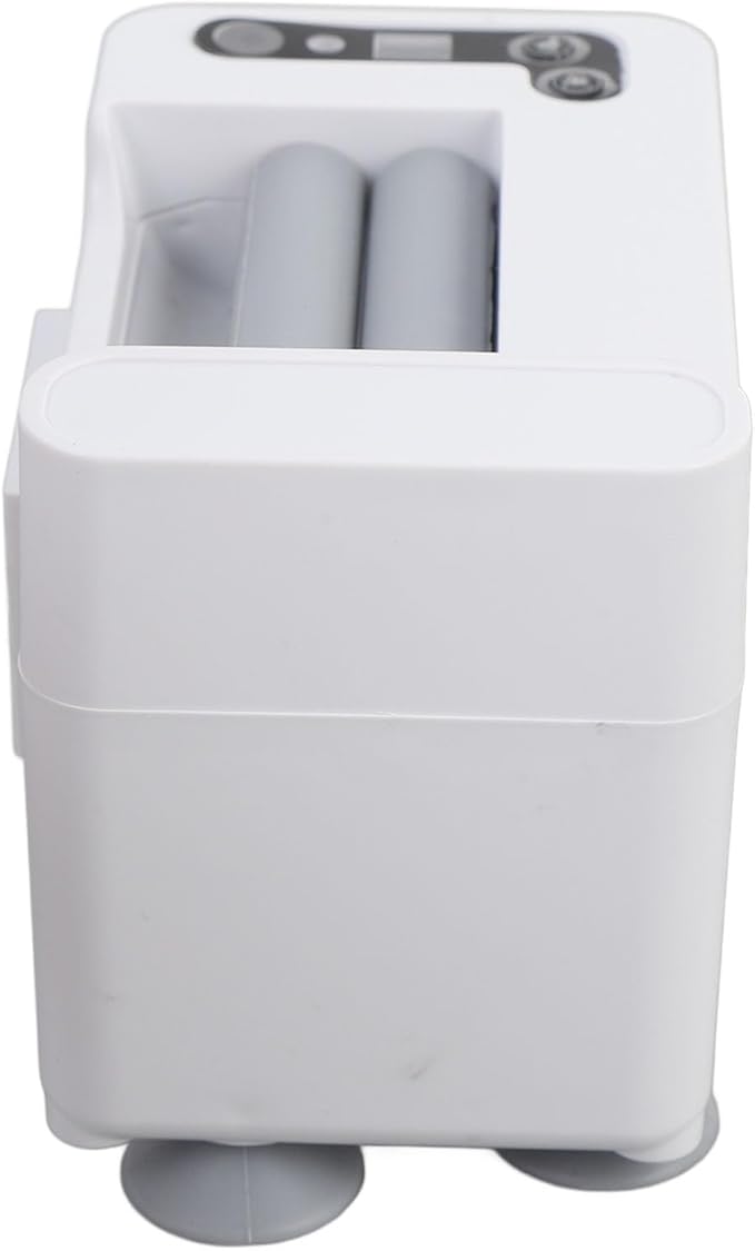 Smart Automatic Toothpaste Dispenser Wall Mounted Touchless Electric Toothpaste Squeezer with 3 Level Adjustable Dispensing Modes for Bathroom Oral Care White ABS Silicone