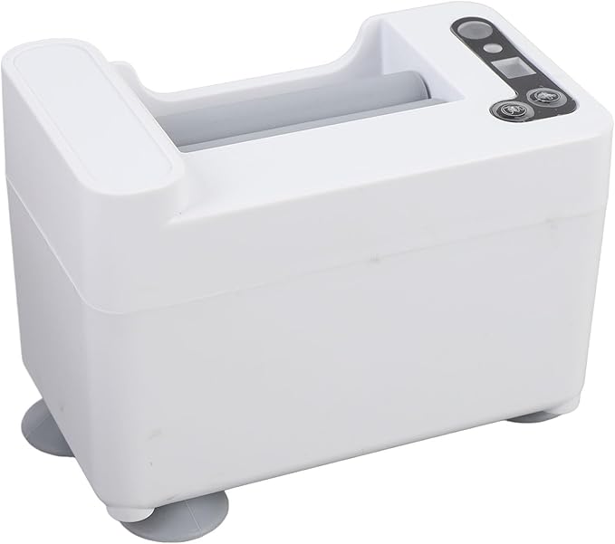 Smart Automatic Toothpaste Dispenser Wall Mounted Touchless Electric Toothpaste Squeezer with 3 Level Adjustable Dispensing Modes for Bathroom Oral Care White ABS Silicone