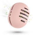 Makeup Sponge Holder,Double-sided 5-line Vented Silicone Beauty Blender Holder for Travel,Shatterproof Make Up Sponge Travel Case for All Sponges Sanitary Reuse Easy to Carry,Pink