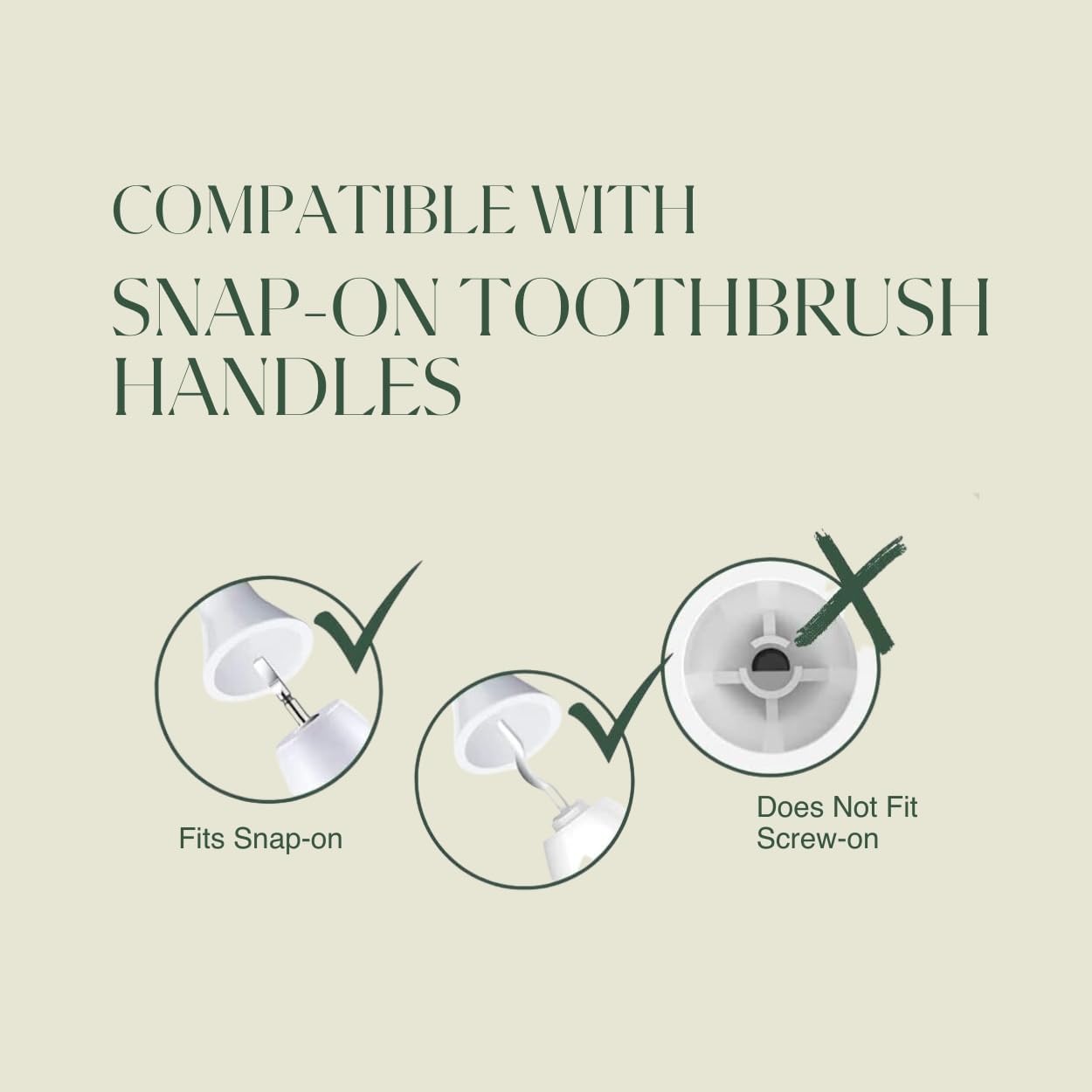 PLUS ULTRA Eco-Friendly Oral-B Compatible Electric Toothbrush Replacement Heads - 2 Heads Per Pack - Soft Toothbrush for Sensitive Teeth