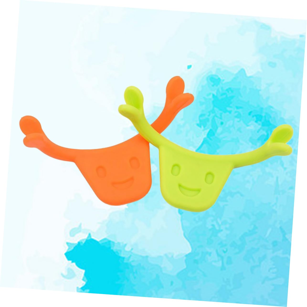 2pcs Smile Maker Silicone Smile Trainer Mouth Muscle Stretching Lifting Training Edible Safe Material Daily Facial Exercise Tool for Men and Women