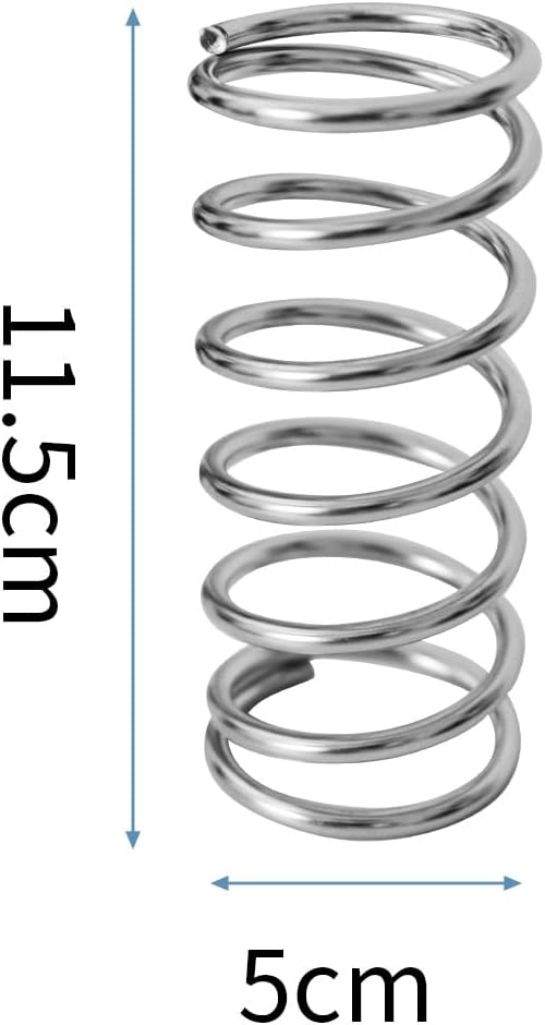 Toothbrush Holders Spring Shape Stainless Steel Pen Holder Bathroom Tabletop Makeup Brush Organizer Toothbrush Stand