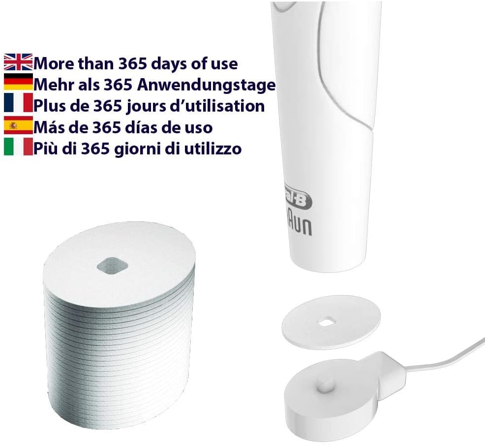 Clean Pads for Oral B Electric Toothbrush Charging Station (32 Pads for More Than 365 Days of use)