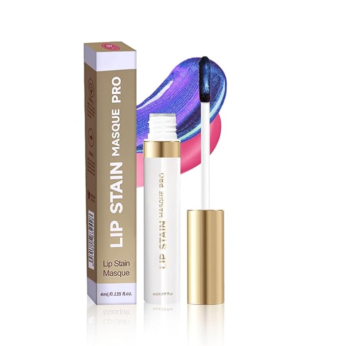 Lip Stain Peel Off – Wipe-Off Lip Stain Tattoo | Long Lasting Waterproof Lip Tint, High-Pigment Matte Lip Color, Smudge & Transfer Proof Lip Stains Masque, Kiss-Proof All-Day Lip Makeup 07#