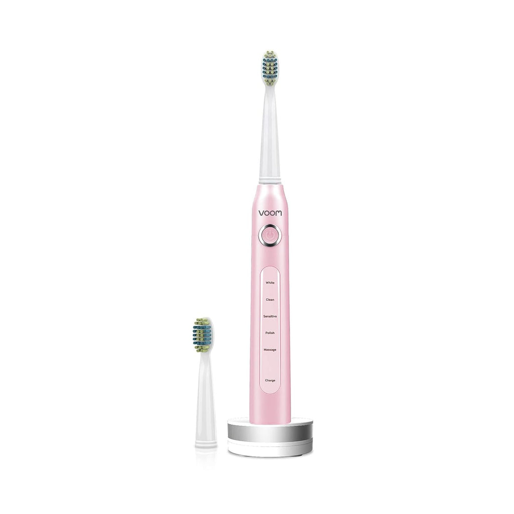 Voom Sonic Pro 5 Electric Toothbrush for Adults - Ultrasonic Electric Toothbrushes with Replacment Brush Head, Dentist Recommended Power Sonic Toothbrush with 5 Modes