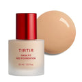 TIRTIR Mask Fit Red FoundationㅣLong Lasting Flawless Coverage, Energy Essence, Lightweight, Hydrating, Pore-Blurring, Breathable Satin Finish, Makeup, Radiant Skin, #25N Mocha, 1.01 Fl Oz