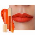 Oulac Matte Liquid Orange Lipstick for Women, Long Lasting Lipstick Waterproof Lip Stain, No Transfer, Creamy High Pigmented Formula with Rose Oil, Vegan & Cruelty-Free,Orange Red M07