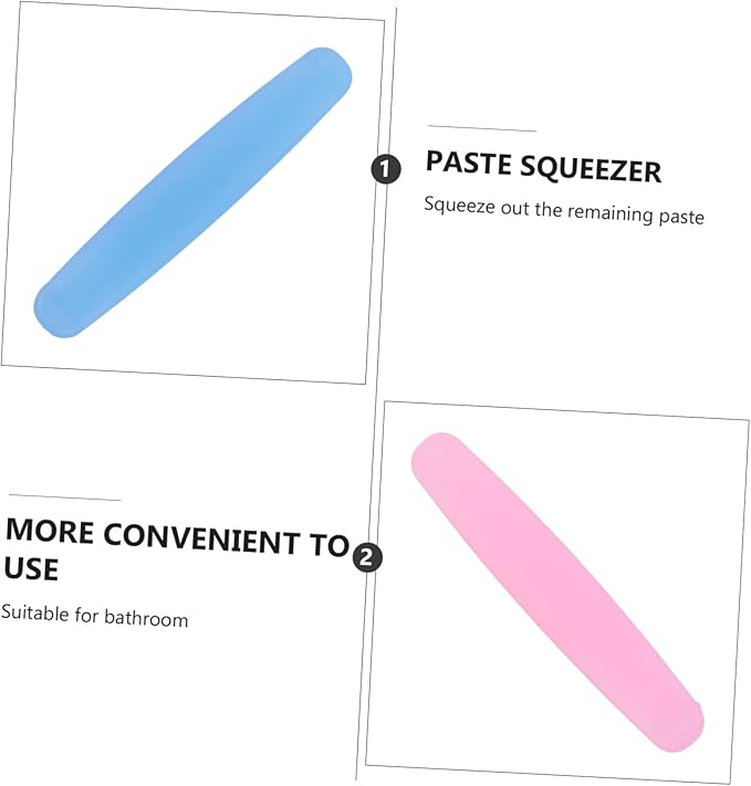 10pcs Bathroom Toothpaste Squeezer Home Dispenser Smile Tube Squeezer for Boys and Girls Adults Easy to Use Quality Life Helper