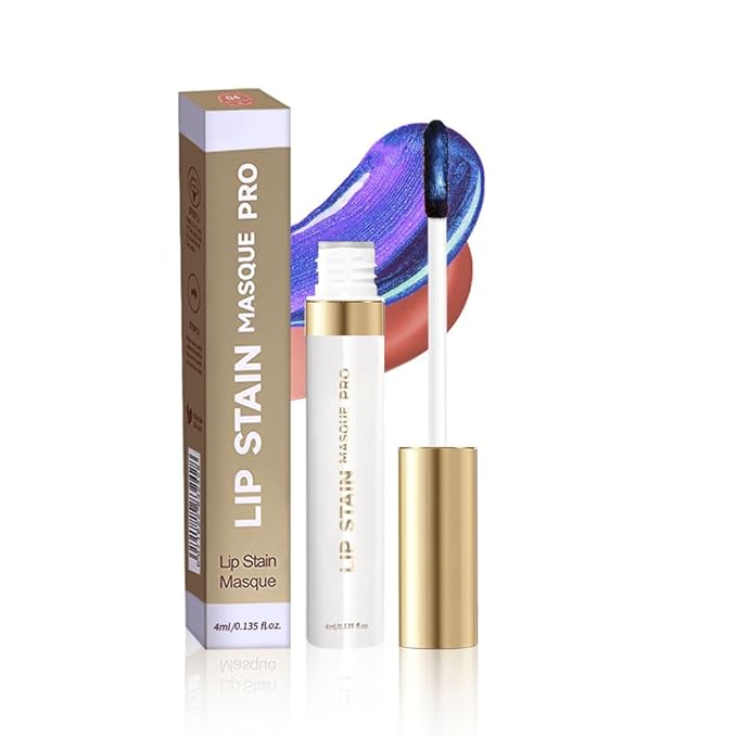 Lip Stain Peel Off – Wipe-Off Lip Stain Tattoo | Long Lasting Waterproof Lip Tint, High-Pigment Matte Lip Color, Smudge & Transfer Proof Lip Stains Masque, Kiss-Proof All-Day Lip Makeup 04#