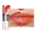 Vivid Apricot Lip Stain Peel Off Lip Gloss oil Dual-Ended Combo, Lips Liner Stain Peel Off Tattoo, Long Lasting & Waterproof, Transfer-Proof Lip Tint Stain with Lip oil for All Skin Type 01#