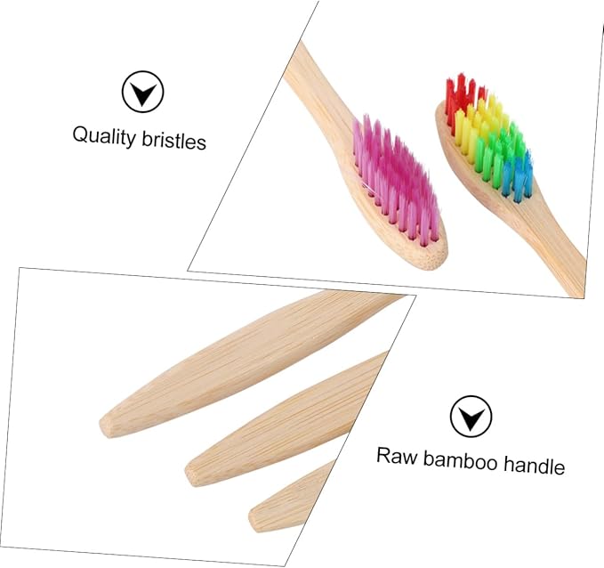 10 Pcs Toothbrush Soft Bristles with Smooth Handle for Home and Travel Personal Care Lightweight Eco-Friendly Teeth Brush