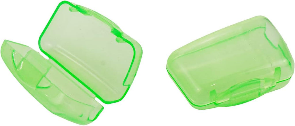 50Pcs Toothbrush Cap Covers Toothbrush Head Protector Case for Travel or Home,Green