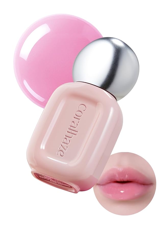 Dew Drop Tint #201 Fairy 4.5g, Glossy, Lightweight Lip Stain, Glass-Like, High Shine, Moisturizing Lip Oil, Long Lasting Color, Hydrating Gloss, Dewy Finish, Korean Beauty Makeup