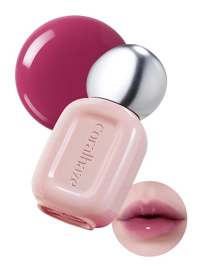 Dew Drop Tint #210 Abyss 4.5g, Glossy, Lightweight Lip Stain, Glass-Like, High Shine, Moisturizing Lip Oil, Long Lasting Color, Hydrating Gloss, Dewy Finish, Korean Beauty Makeup