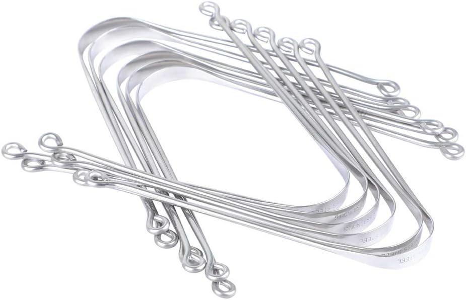HealthAndYoga™ SteloSwipe Lite Stainless Steel Tongue Cleaners - Disposable Metal Tongue Scrapers Bulk Pack (Pack of 12) - Oral Hygiene Scraper- Prevents Bad breath – Replacement and Gift Pack