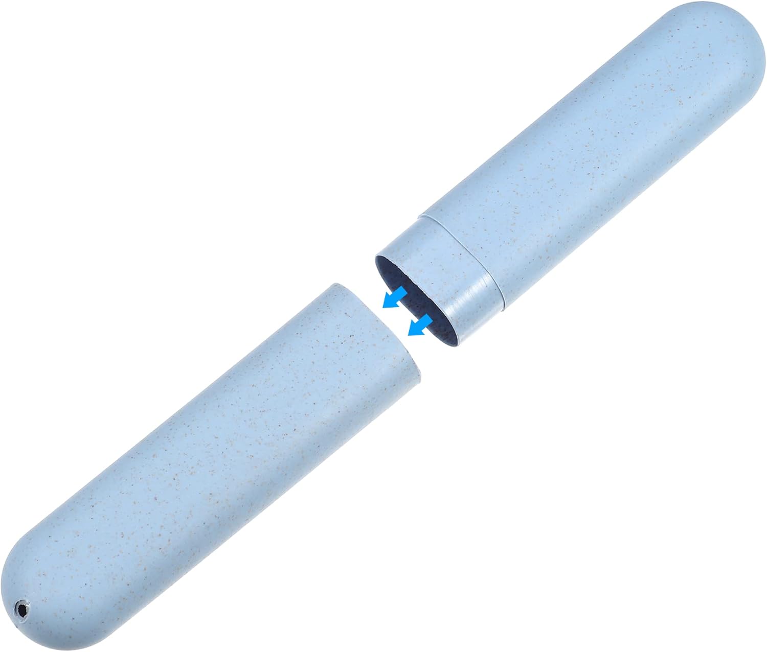 VOCOSTE 1pcs, Traveling Toothbrush Holders Case, PP Toothbrush Case for Travel Business, Blue, 8.07''x1.22''x0.83''