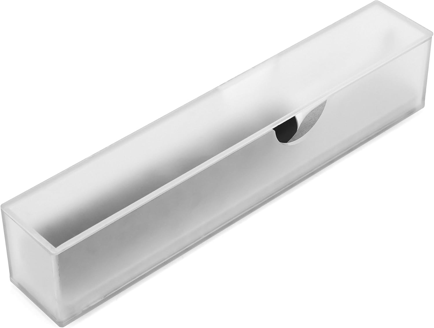 Acrylic Electric Toothbrush Holder with Diatomite Drying Stone, Bathroom Drawer Organizer with Drainage Hole for Tooth Brush, Compatible with Philips, Oral-B (Frosted Cover)