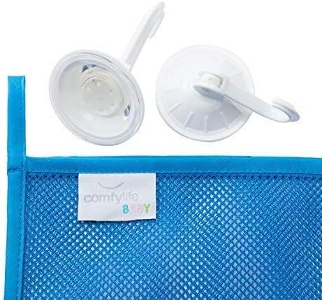 2 x Mesh Bath Toy Organizer + 6 Ultra Strong Hooks – The Perfect Bathtub Toy Holder & Bathroom or Shower Caddy – These Multi-use Net Bags Make Baby Bath Toy Storage Easy – For Kids & Toddlers